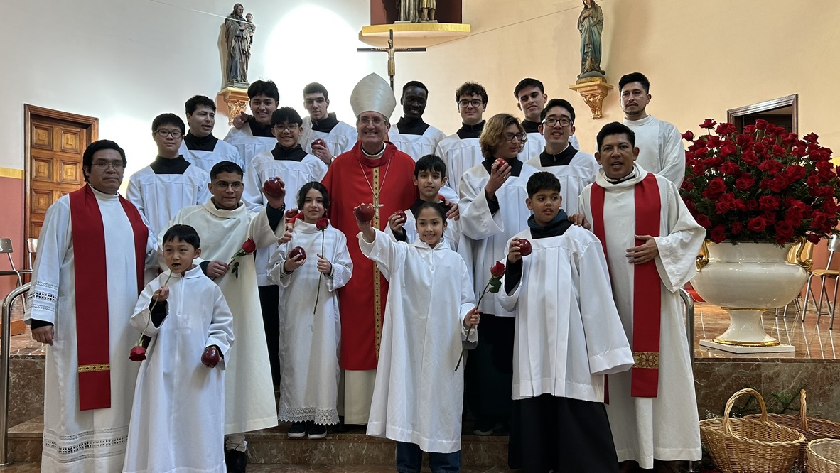 Jóvenes al servicio del altar
